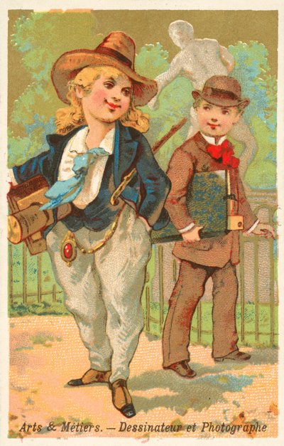 Dibujante y fotógrafo de French School